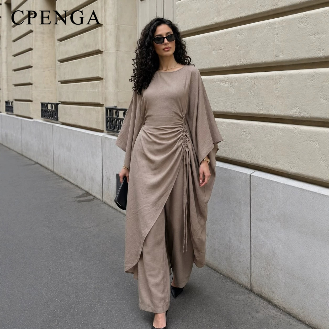 Abaya Modest Wear - Skromny dwuczęściowy zestaw dla muzułmanek: abaja