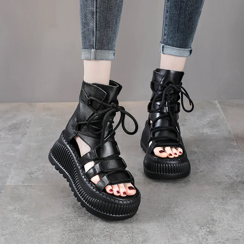 Botki damskie ze skóry natural – Ethnic Fashion For Ladies recenzja i cena