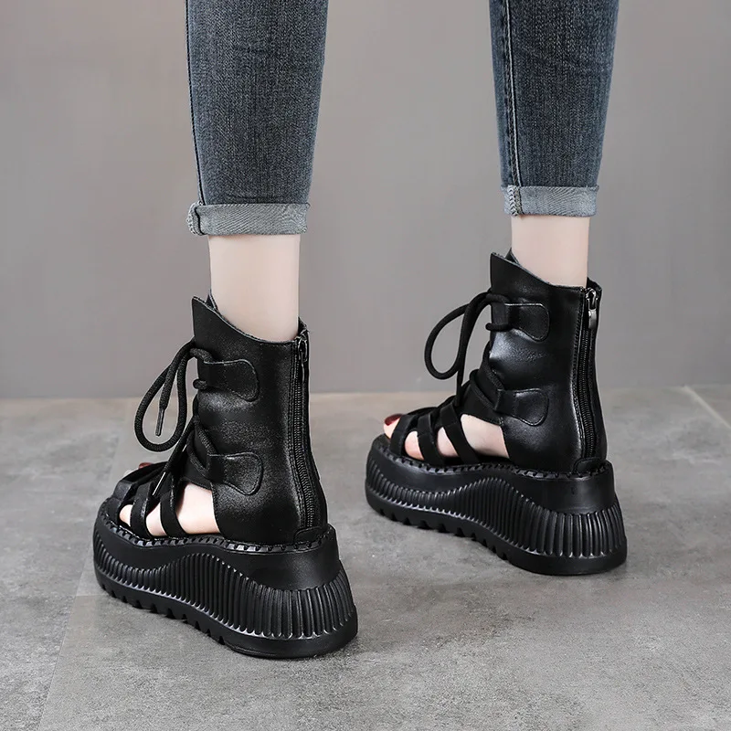 Botki damskie ze skóry natural – Ethnic Fashion For Ladies recenzja i cena