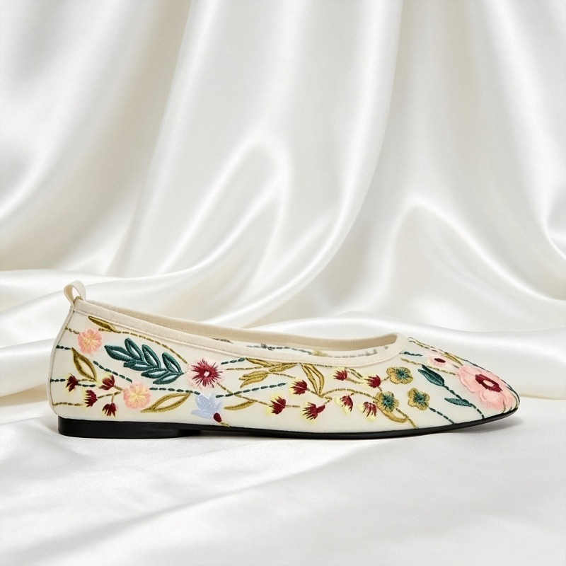 Okrągłe palce Mesh Ballet Flat – Women'S Ethnic Fashion Brands recenzja i cena