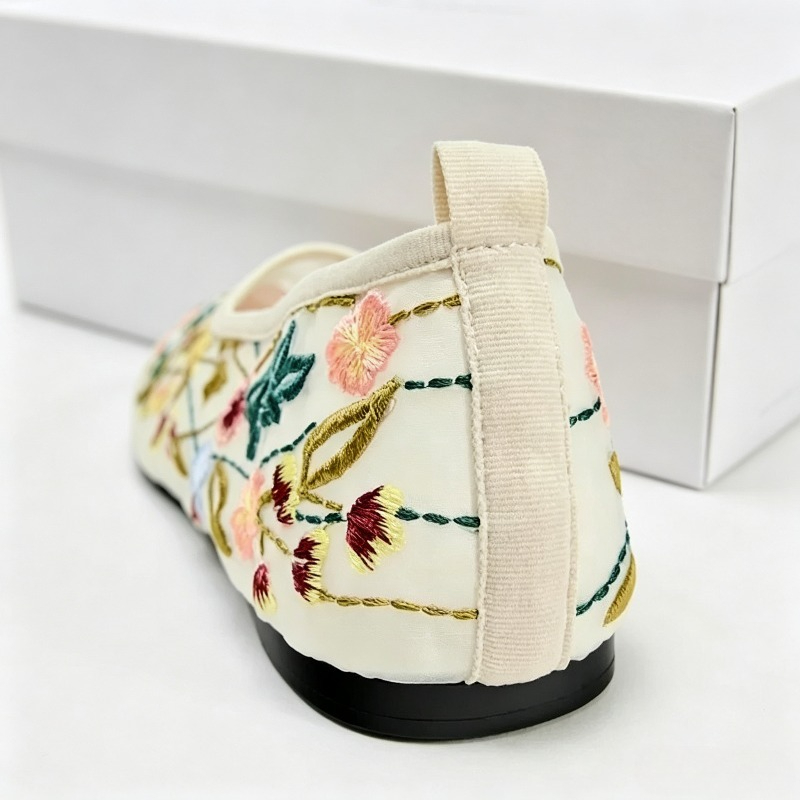 Okrągłe palce Mesh Ballet Flat – Women'S Ethnic Fashion Brands recenzja i cena