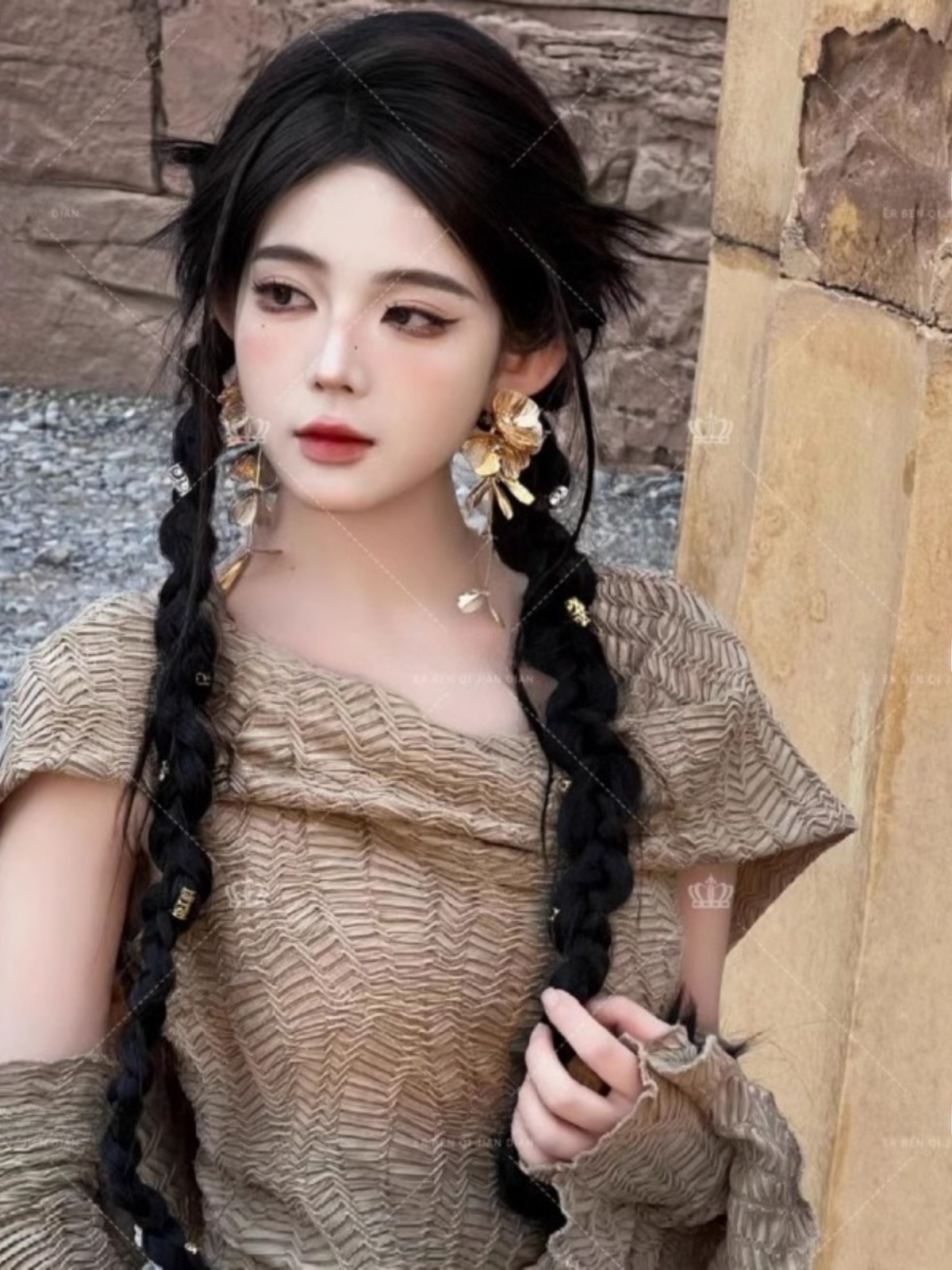 Długa sukienka w stylu pustynn – Ethnic Style Dresses recenzja i cena