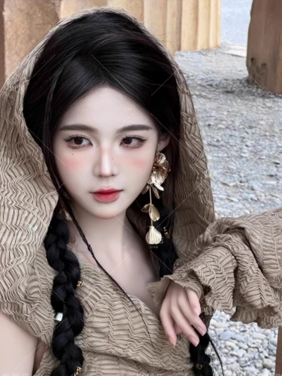 Długa sukienka w stylu pustynn – Ethnic Style Dresses recenzja i cena