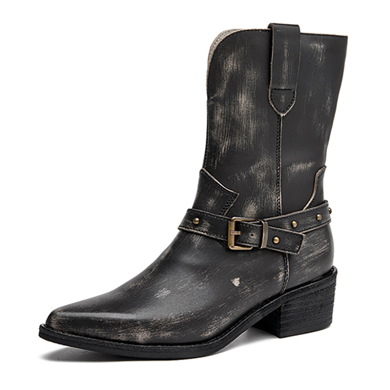 Botki damskie ze skóry natural – Ethnic Fashion For Ladies recenzja i cena