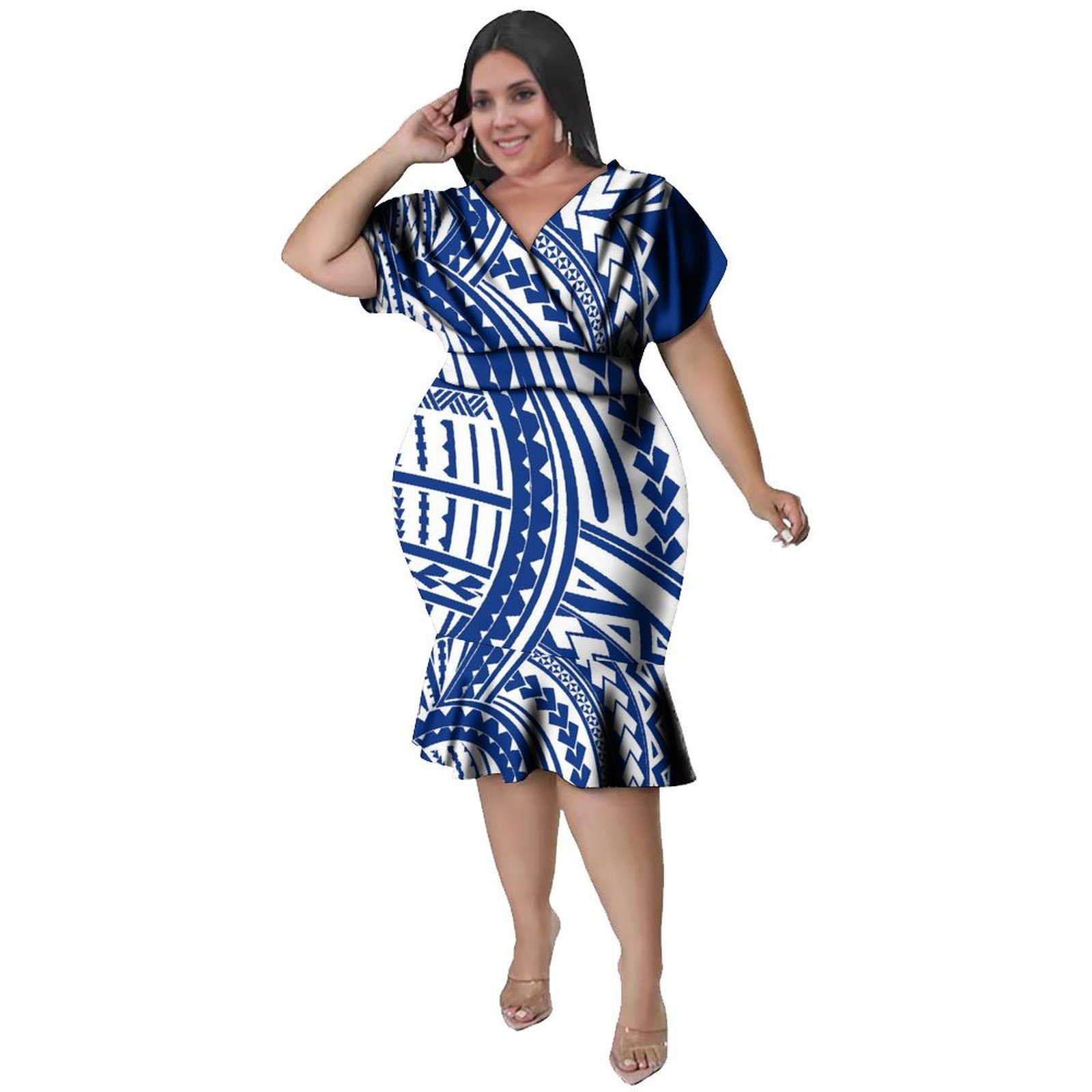 Sukienka damska z dekoltem w s – Ethnic Style Dresses recenzja i cena