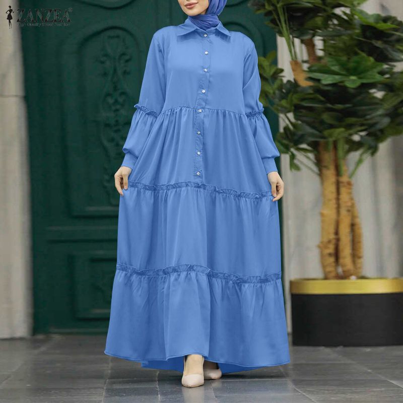 ZANZEA Muzułmańska Sukienka Hi – Abaya Modest Wear recenzja i cena