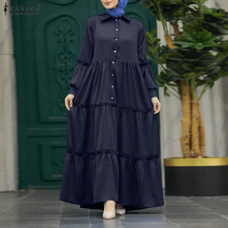 ZANZEA Muzułmańska Sukienka Hi – Abaya Modest Wear recenzja i cena