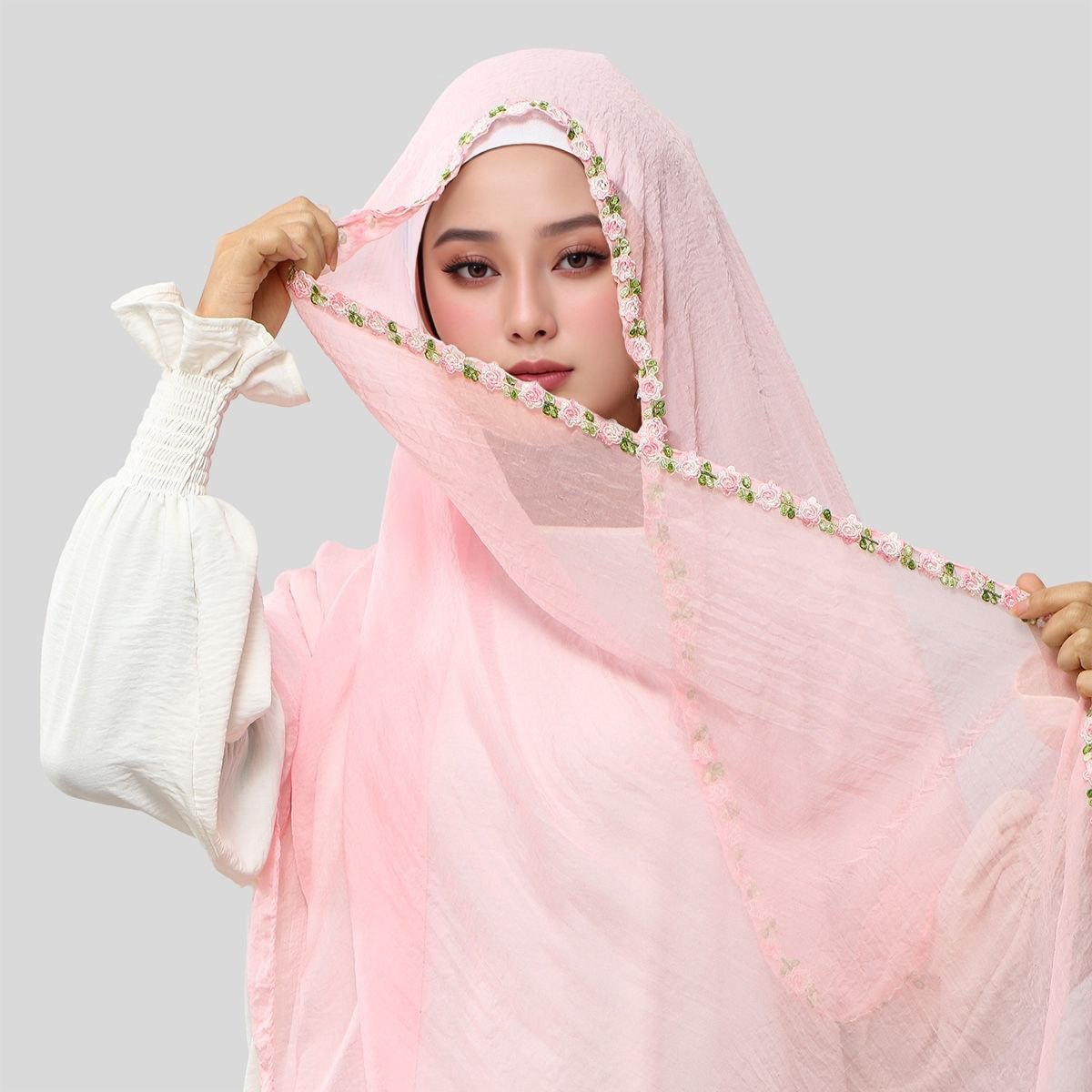 Nowa Długa Chusta Szyfonowa z  – Ethnic Fashion For Ladies recenzja i cena