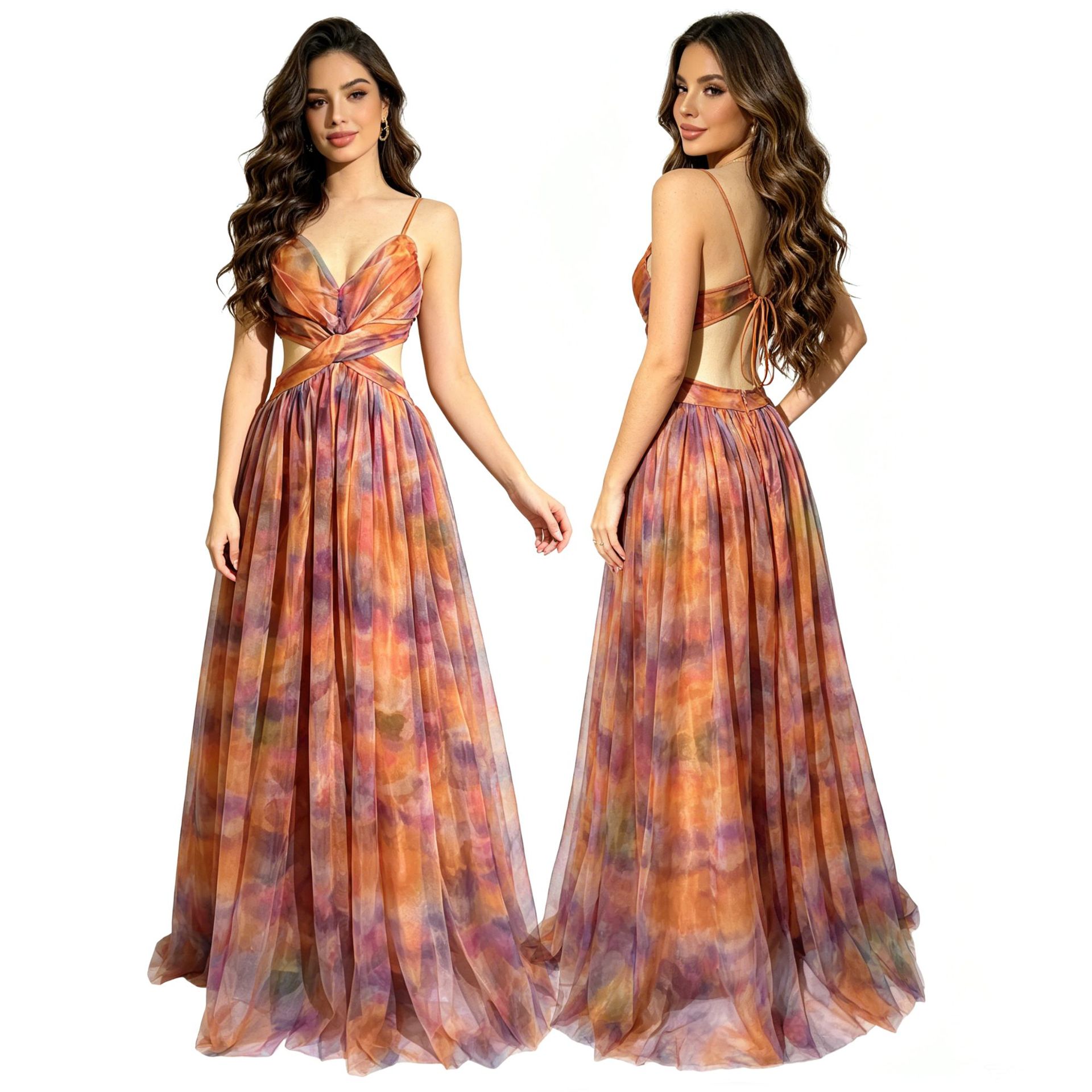 Seksowna sukienka bez ramiącze – Ethnic Style Dresses recenzja i cena
