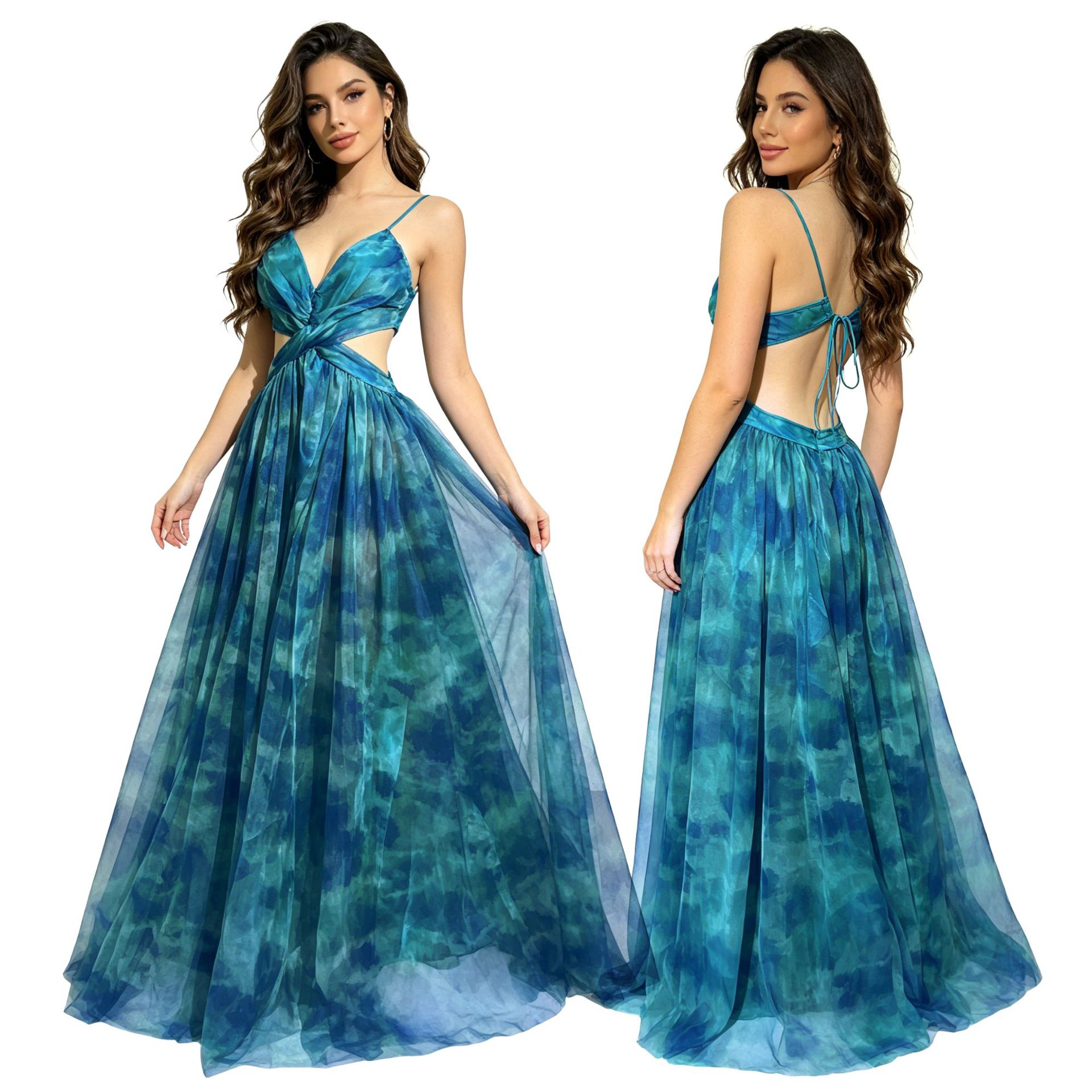 Seksowna sukienka bez ramiącze – Ethnic Style Dresses recenzja i cena