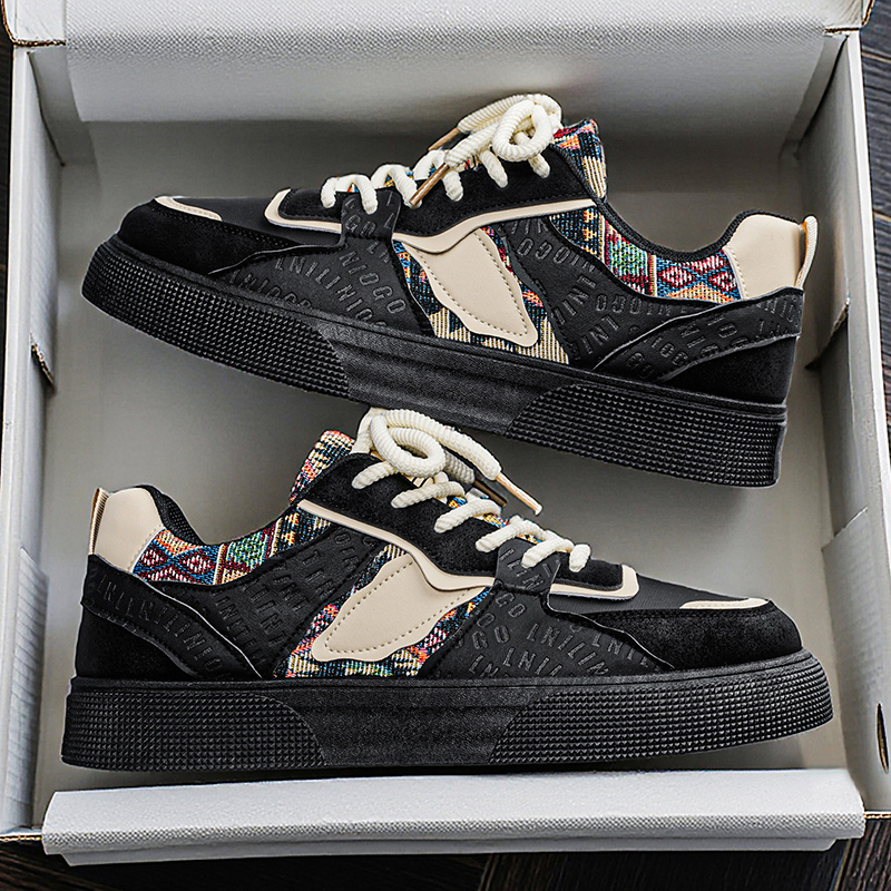 Męskie sneakersy vintage z pat – Fashion Ethnic Wear For Men recenzja i cena