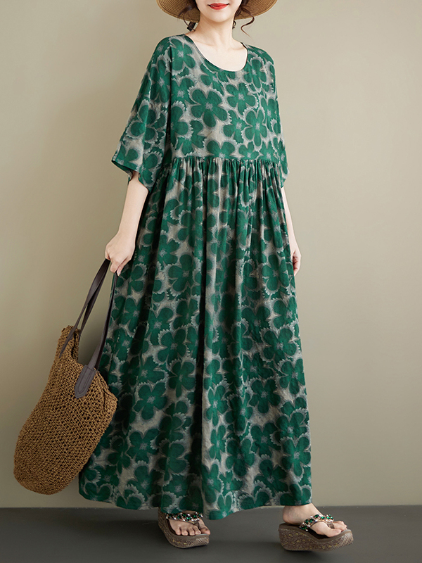Letnia sukienka ciążowa plus s – Ethnic Style Dresses recenzja i cena