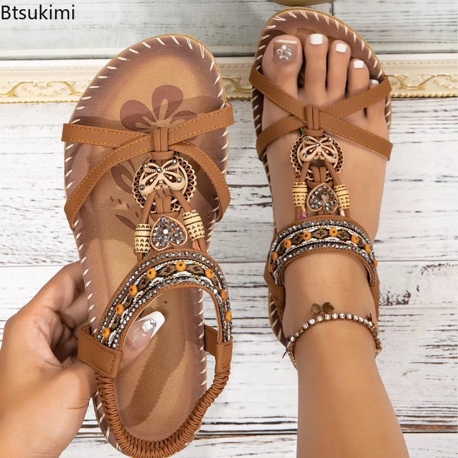 Damskie sandały w stylu bohemy – Ethnic Fashion For Ladies recenzja i cena