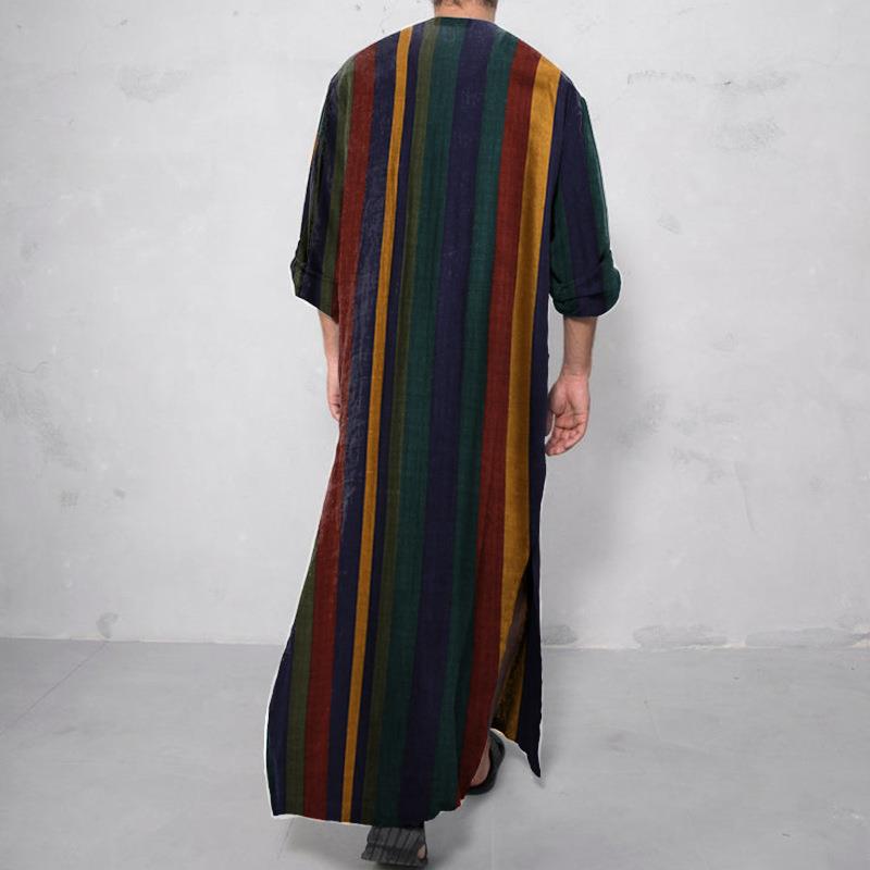 Długa męska koszula z nadrukie – Fashion Ethnic Wear For Men recenzja i cena