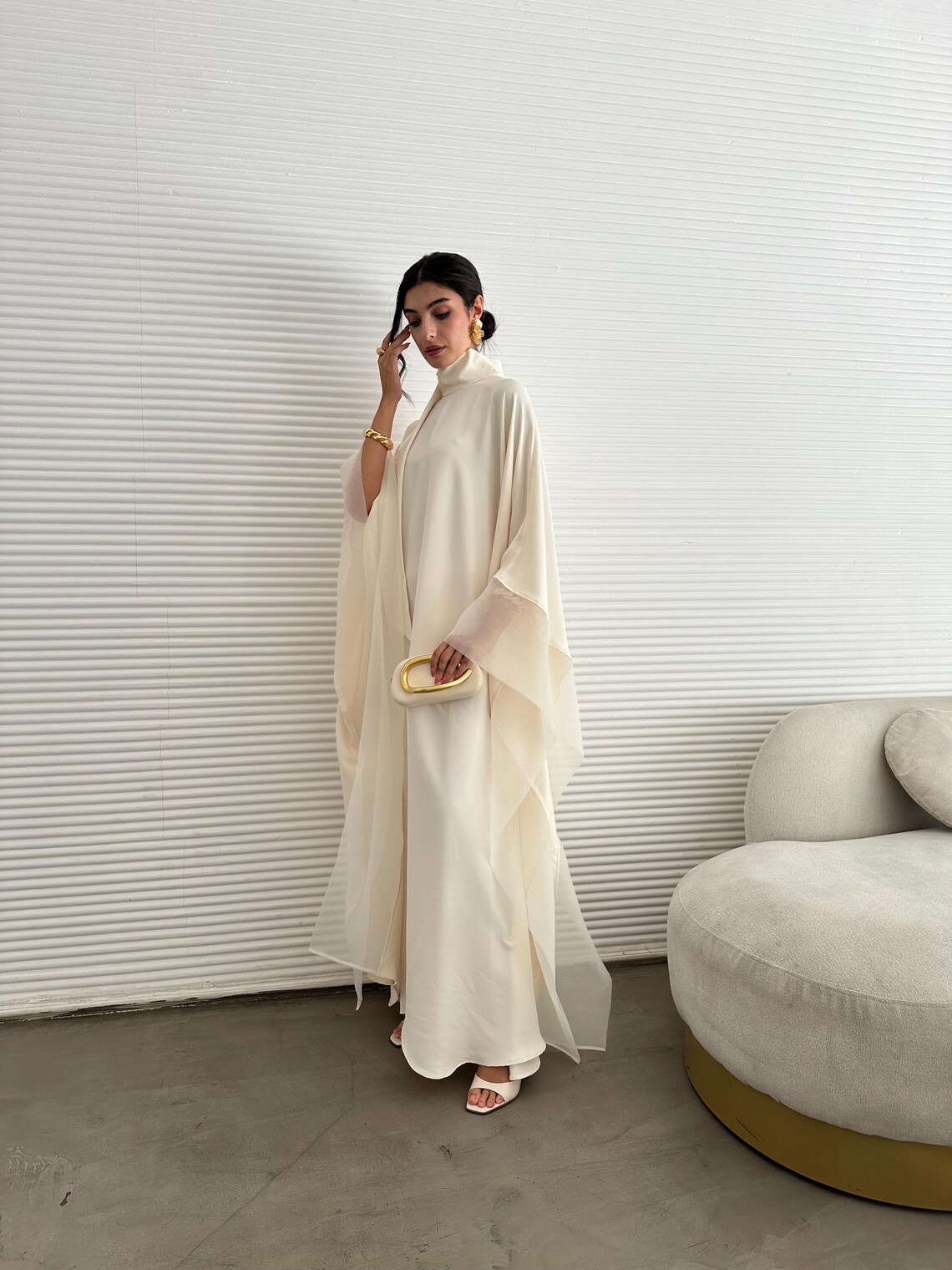 Muzułmańska Abaja z wysokim ko – Abaya Modest Wear recenzja i cena