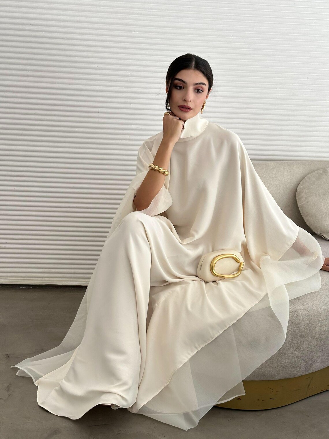 Muzułmańska Abaja z wysokim ko – Abaya Modest Wear recenzja i cena