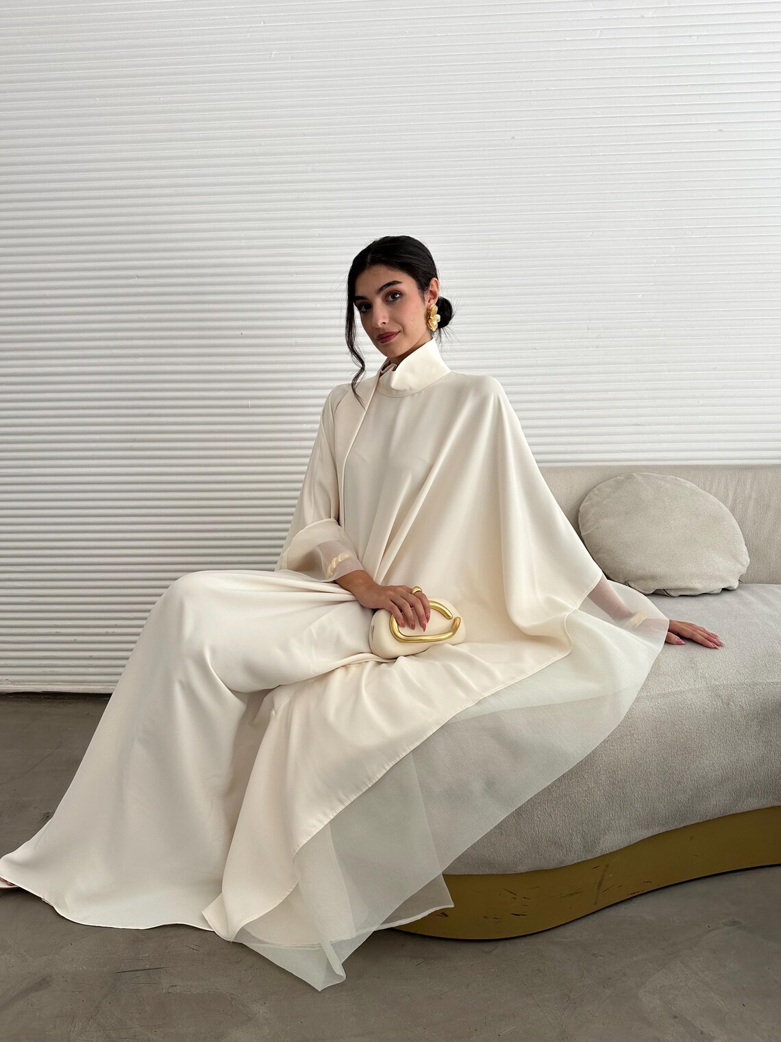 Muzułmańska Abaja z wysokim ko – Abaya Modest Wear recenzja i cena