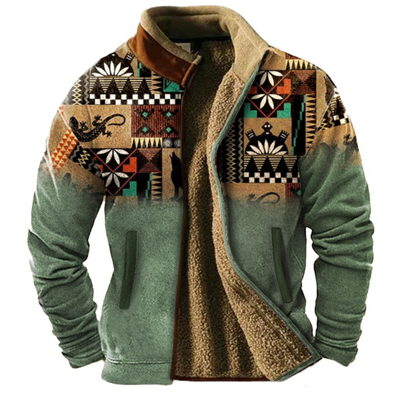 Zimowa męska kurtka z długim r – Fashion Ethnic Wear For Men recenzja i cena